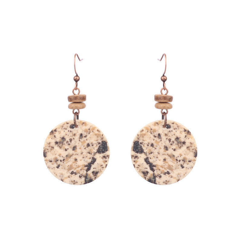 Women's Bohemian Teardrop-shaped Hand-woven Tassel Earrings