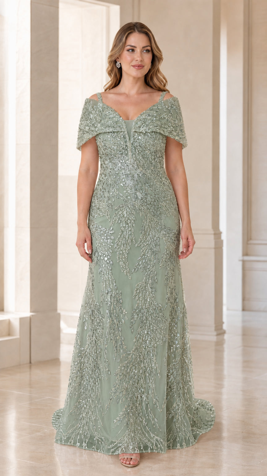 Full view of sage green color variant