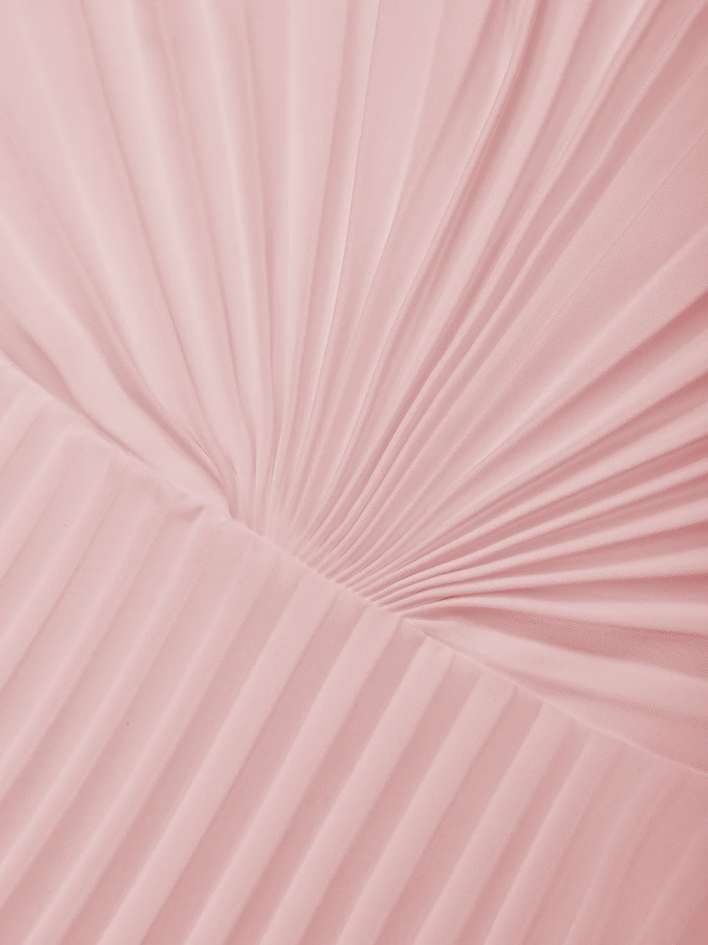 Pink Pleated Classic Strapless Sleeveless A-Line Maxi Dress