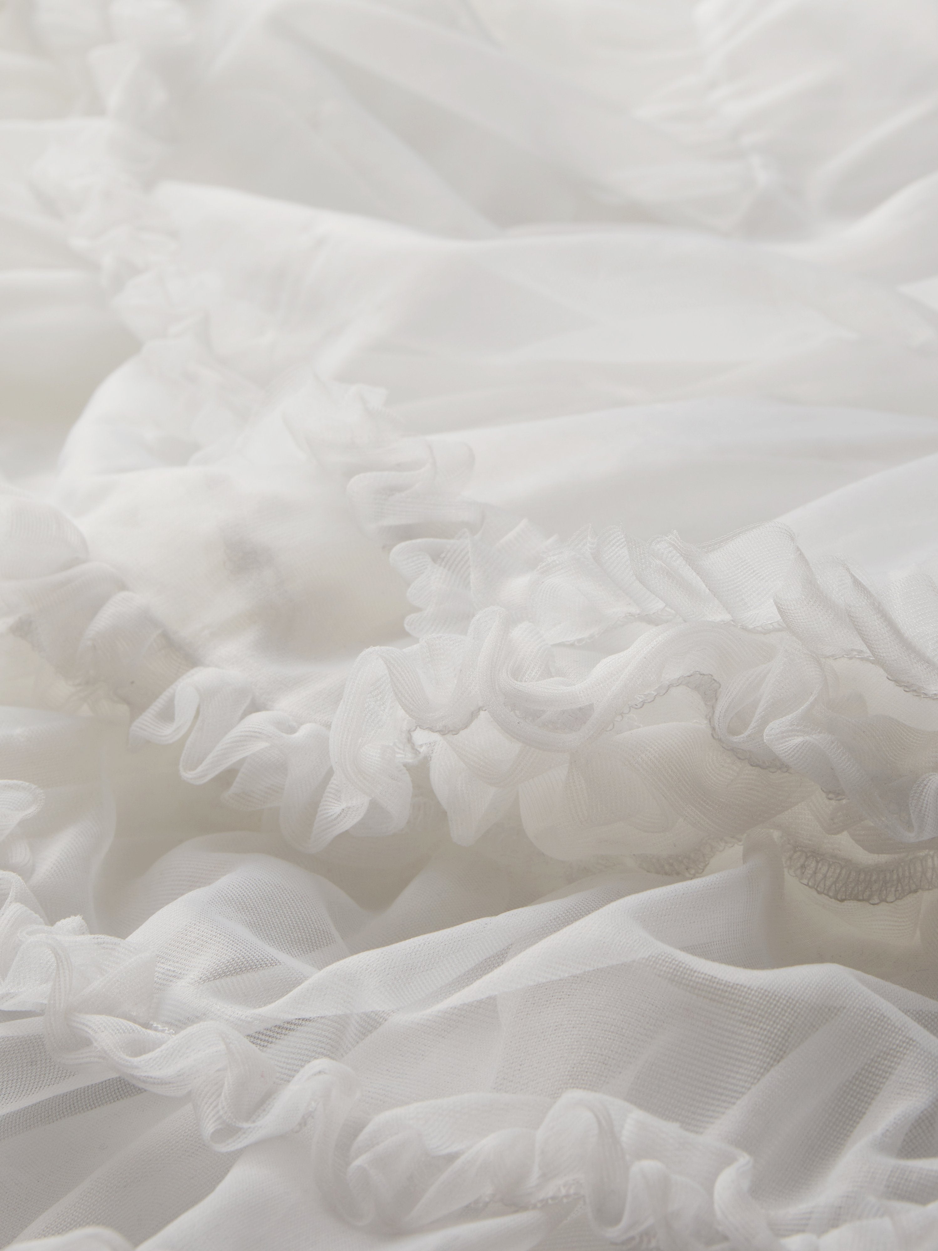 Jane Collection - Multi-Layered Petticoat for Effortless Volume-White