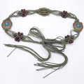 Women's Bohemian Rope Braid Tassel Belt