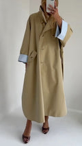 Oversized Long Trench Coat