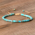 Unisex Vintage Natural Stone N Bracelet