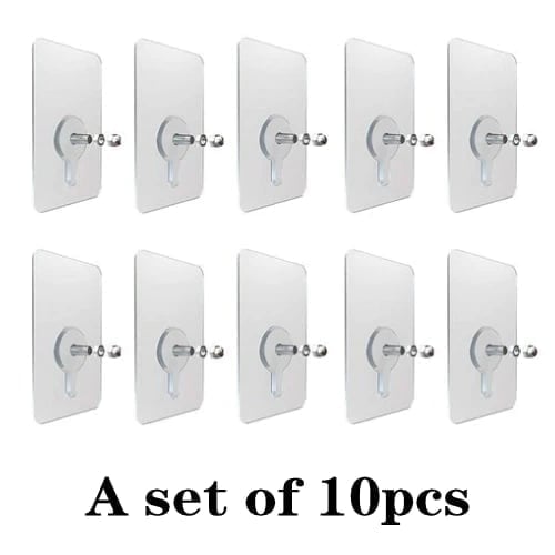 ⚡Last day!!! Get a 49% discount⚡Drill Free Adhesive Hooks