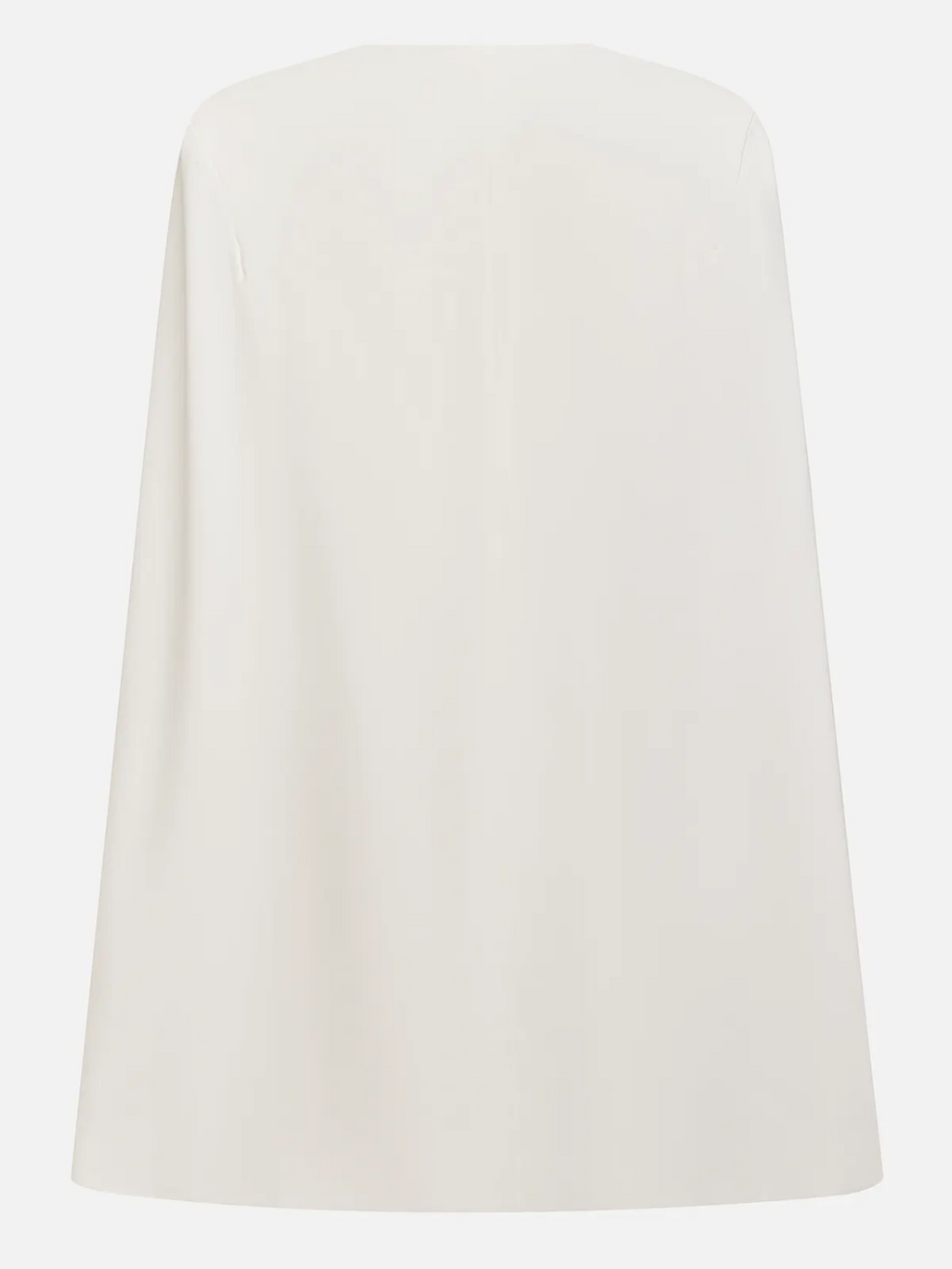 White Buckle Blazer V Neck Sleeveless A-Line Mini Homecoming Dress