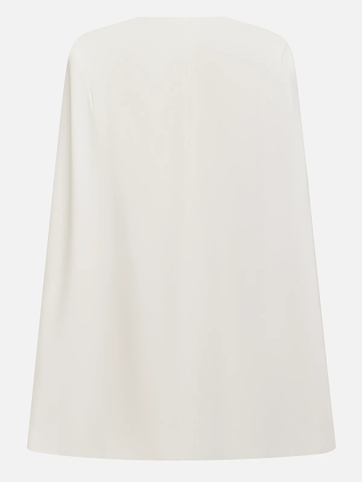 White Buckle Blazer V Neck Sleeveless A-Line Mini Homecoming Dress