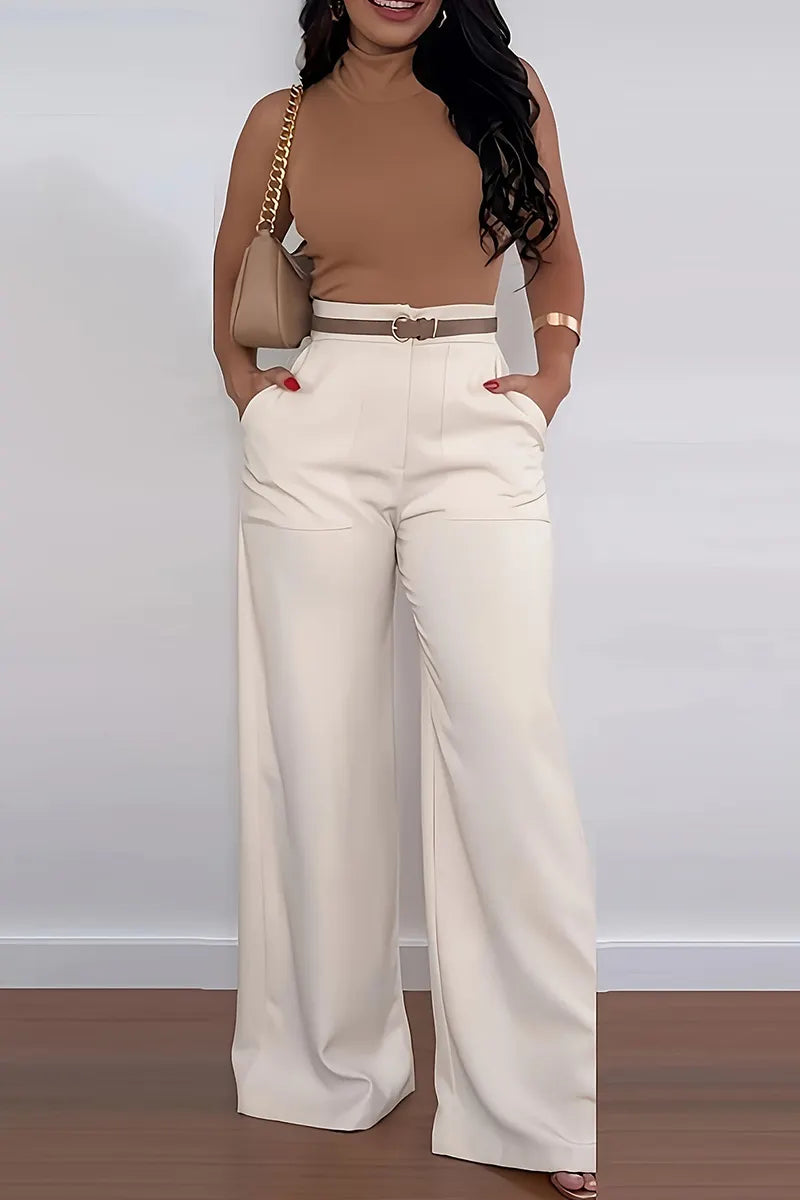 Women's Relaxed-Fit Wide-Leg Trousers