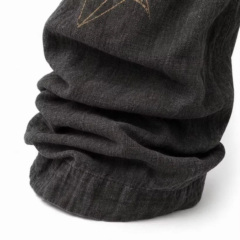 Men Vintage Norse Symbol Harem Pants