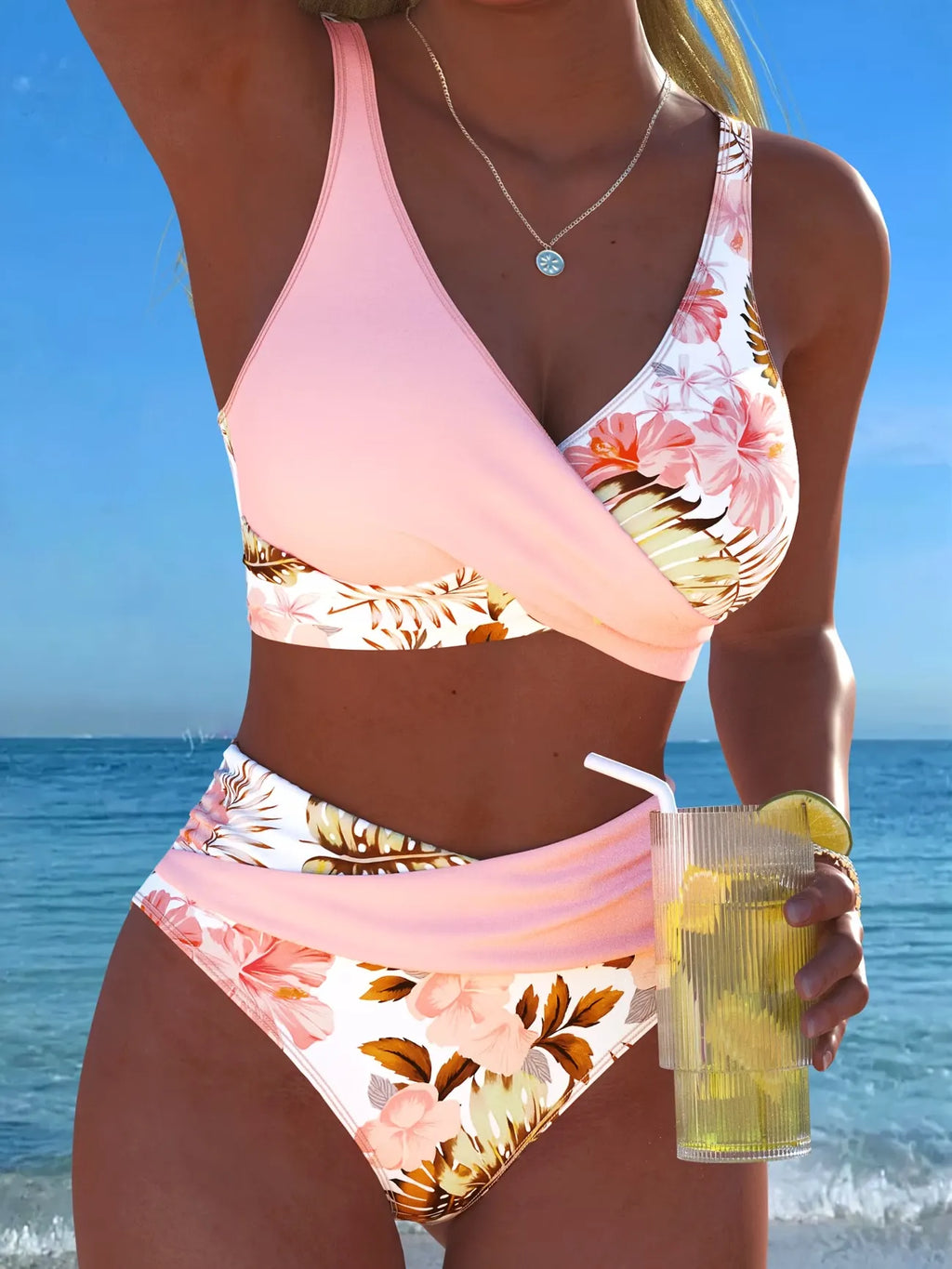 New Style Beach Pool Party Bikini with a Sexy Design-0309