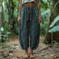 Linen Loose And Comfortable Granny Pants Simple Linen Bloomers