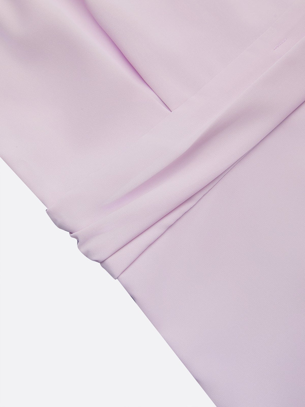 lavender Ruched Classic Boat Neck Cap Sleeve Raglan Sleeves Mermaid Floor-length Gown Dress