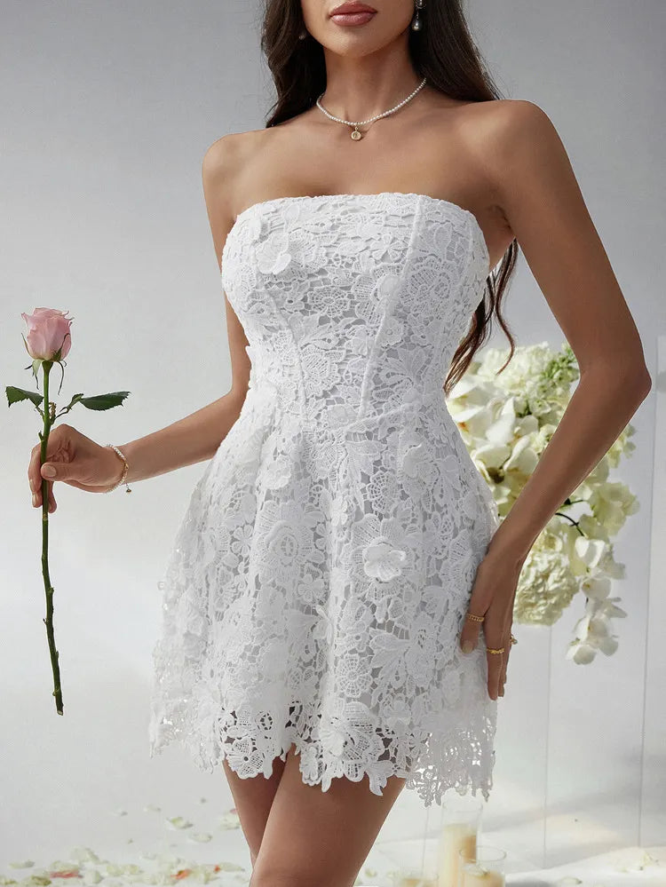 Sweetheart Neck A-Line Homecoming Dress