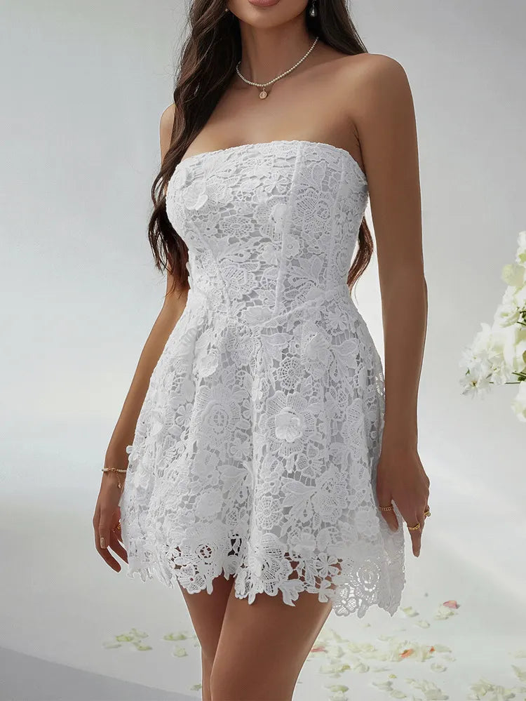 Sweetheart Neck A-Line Homecoming Dress