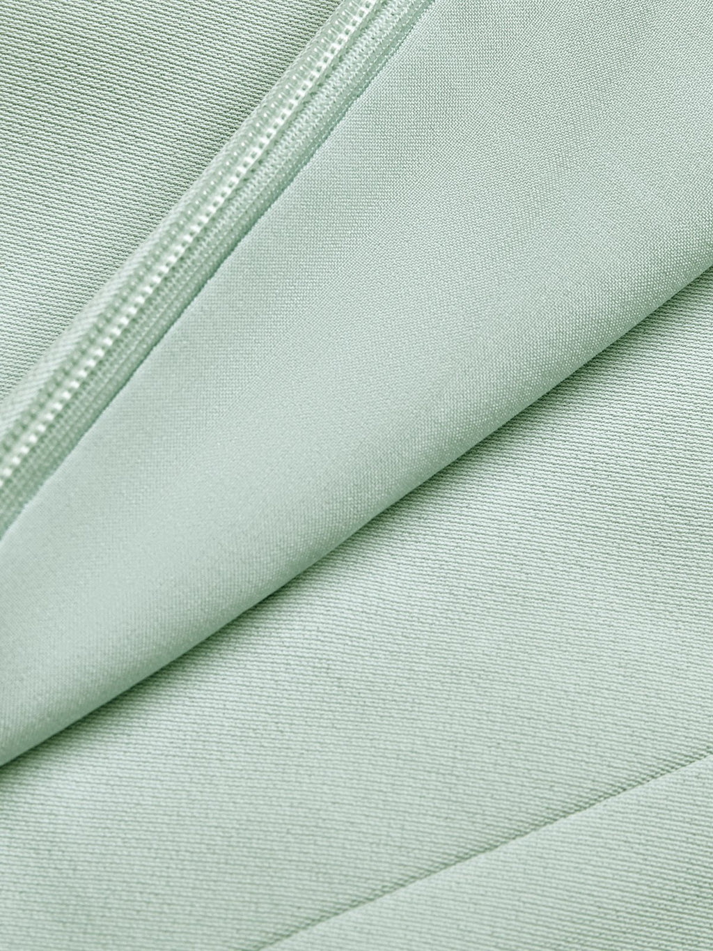 Light Green Slit Classic V Neck Cap Sleeve Dolman Sleeve Sheath Midi Dress