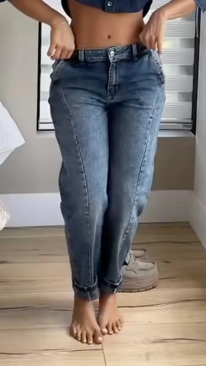 Washed Blue Slim Denim Jeans