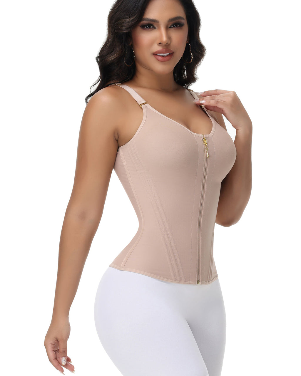 🎉 Fajas Colombianas Oblique Steel Bone Corset Hourglass Waist Trainer
