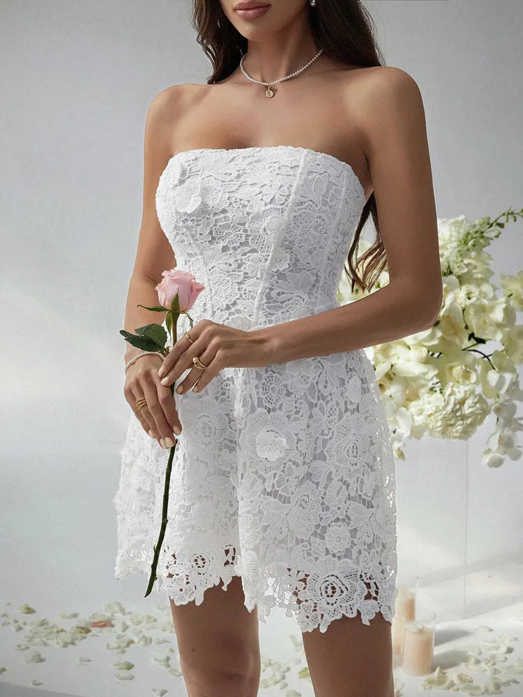 Sweetheart Neck A-Line Homecoming Dress