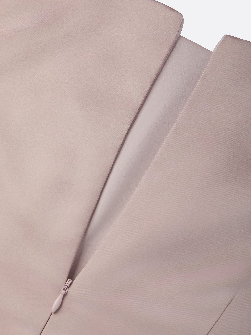 Pink Ruched Satin Boat Neck Sleeveless Sheath Midi Dress
