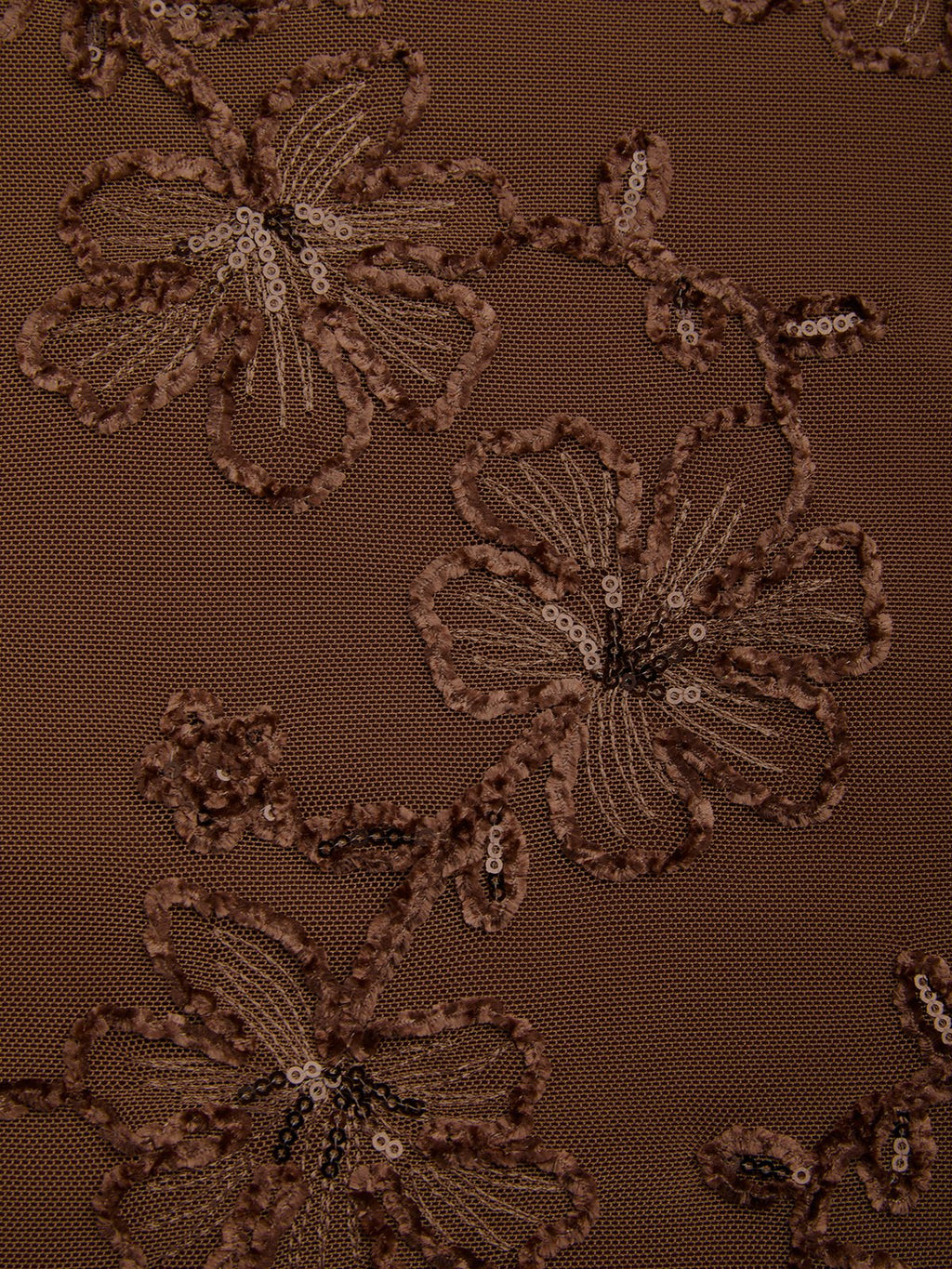 Brown Jacquard Classic Boat Neck Sleeveless Sheath Floor-length Gown Dress