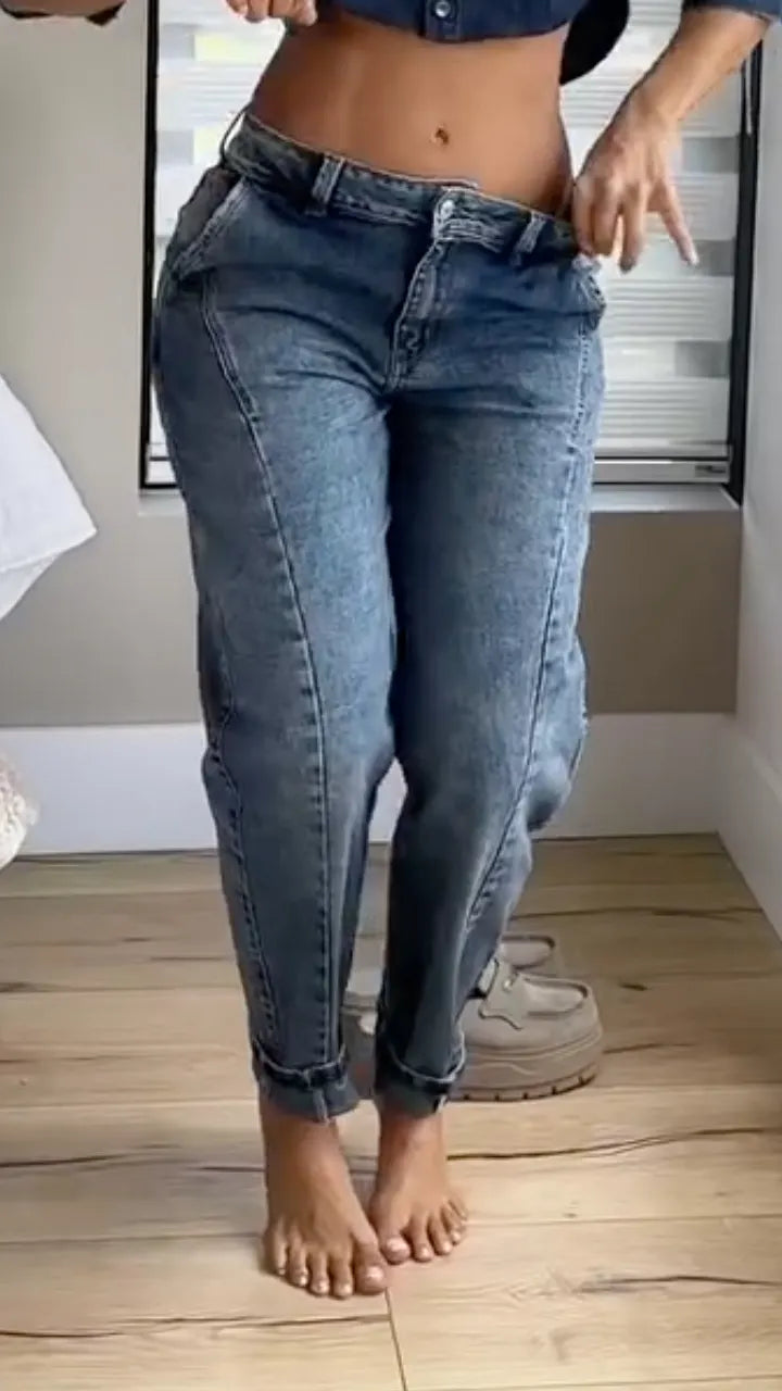 Washed Blue Slim Denim Jeans