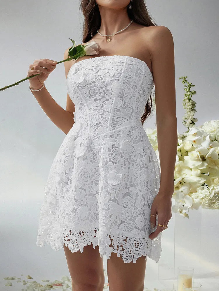 Sweetheart Neck A-Line Homecoming Dress
