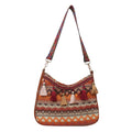 Ethnic Braided Bohemian Fringed Crossbody Bag