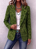 Vintage-style Lily Jacquard Slim-fit Blazer