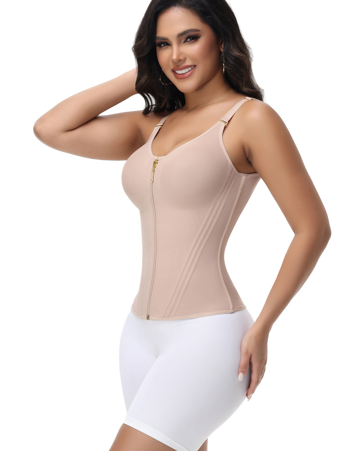 🎉 Fajas Colombianas Oblique Steel Bone Corset Hourglass Waist Trainer