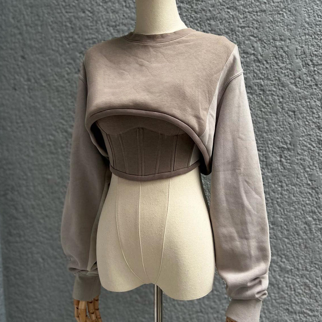 Classic Fashion Patchwork Top Set