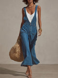Women's Casual Denim Overalls