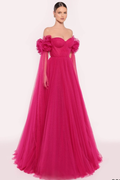 Sleeveless Strapless Off the Shoulder Long Prom Dress With Pleated WQ0206