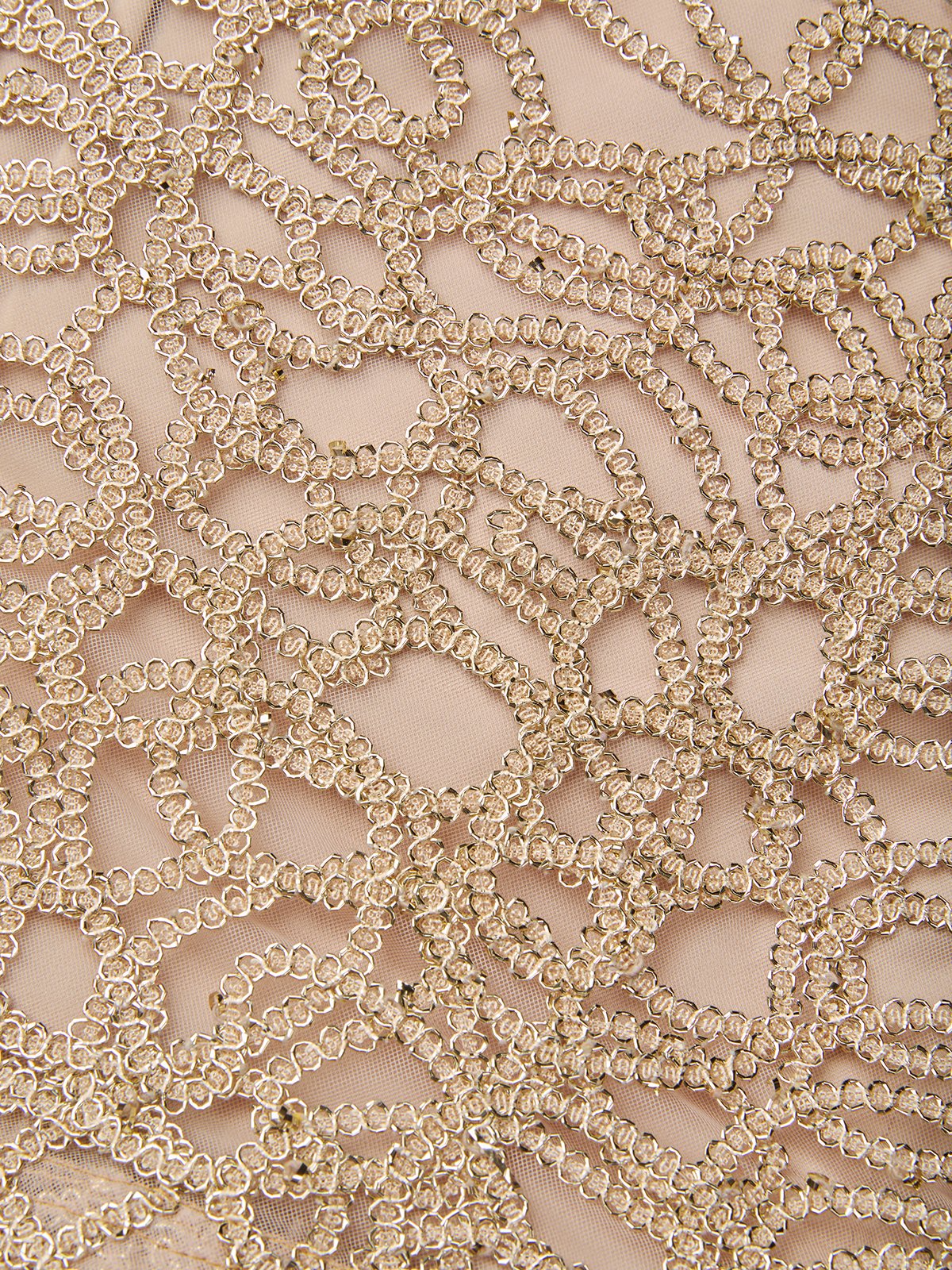 Champagne Lace Satin Halter Crew Neck Sleeveless A-Line Maxi Dress
