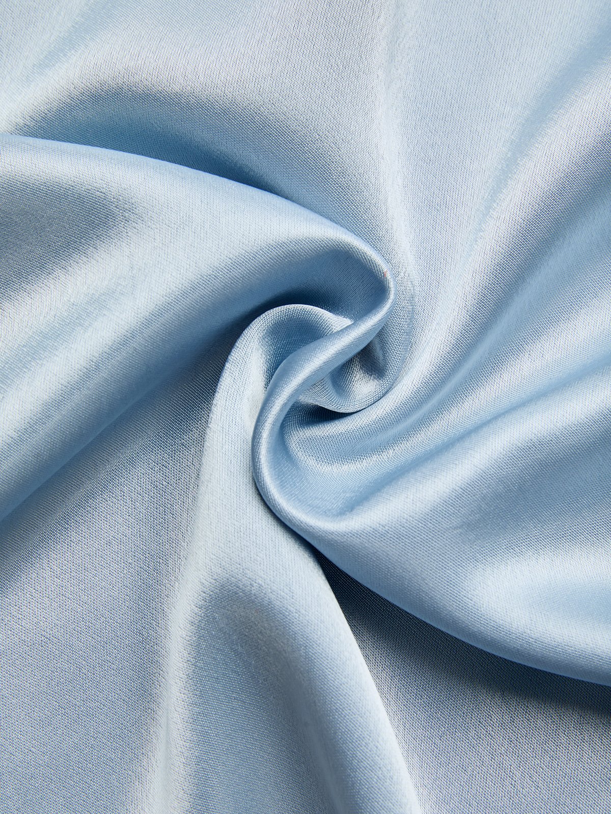 Light Blue Lace Embroidery Ruched Satin One Shoulder Sleeveless Mermaid Floor-length Gown Dress